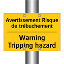 Avertissement Risque de trébuchement /.../ - Warning Tripping hazard