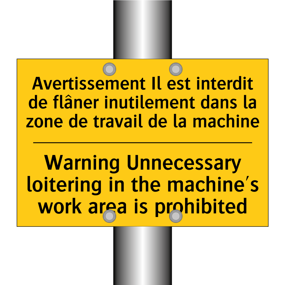 Avertissement Il est interdit  /.../ - Warning Unnecessary loitering  /.../