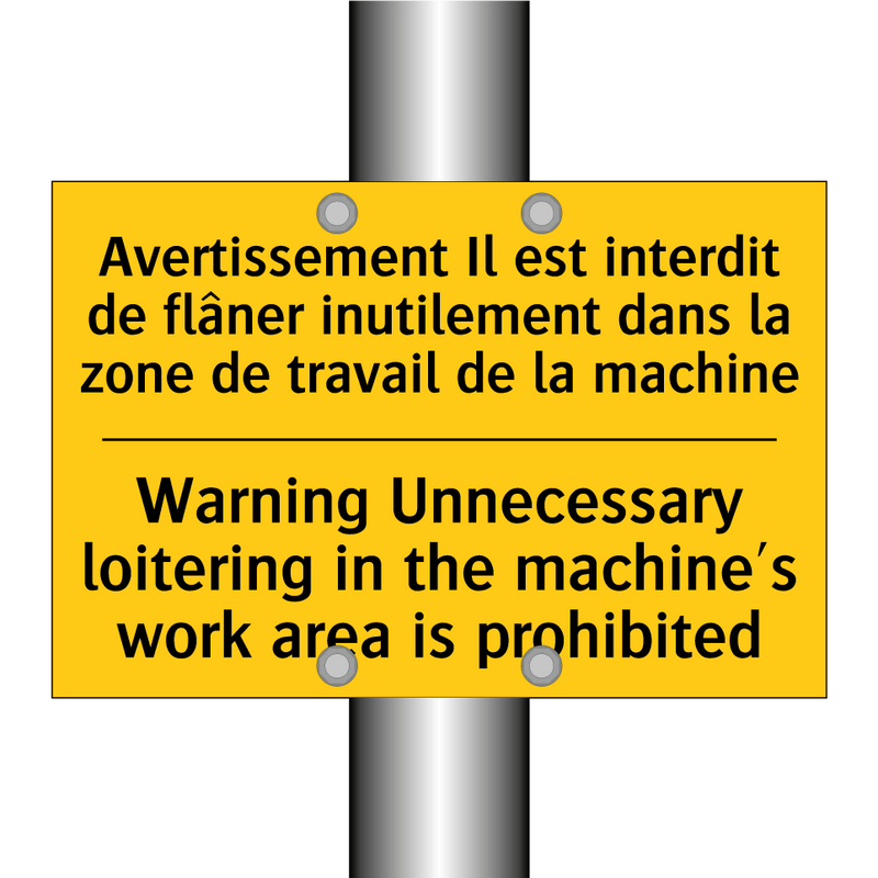 Avertissement Il est interdit  /.../ - Warning Unnecessary loitering  /.../