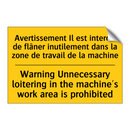 Avertissement Il est interdit  /.../ - Warning Unnecessary loitering  /.../