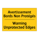Avertissement Bords Non Protégés /.../ - Warning Unprotected Edges