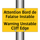 Attention Bord de Falaise Instable /.../ - Warning Unstable Cliff Edge