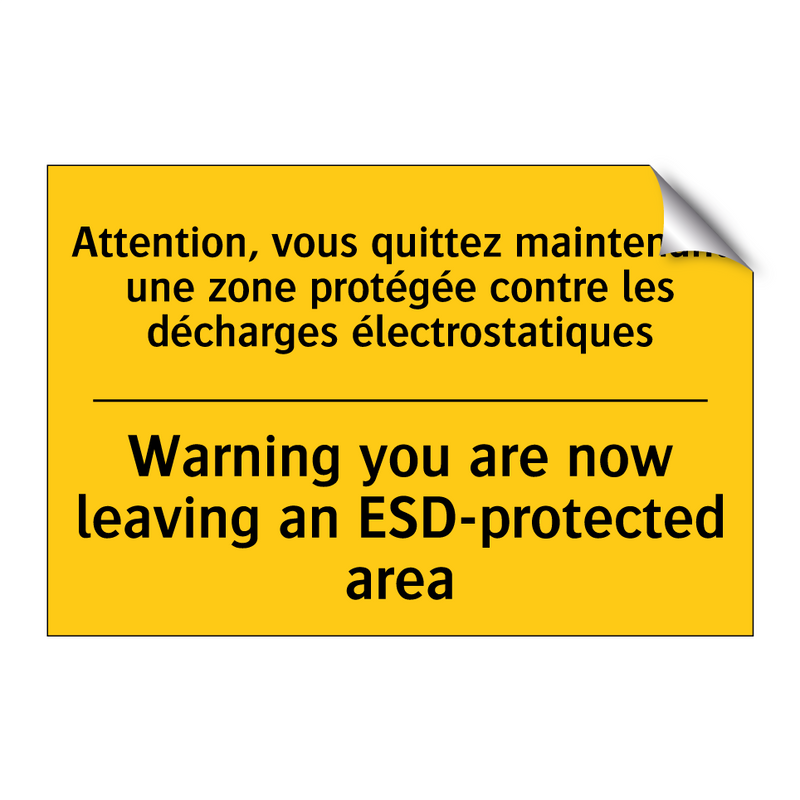 Attention, vous quittez maintenant  /.../ - Warning you are now leaving an  /.../