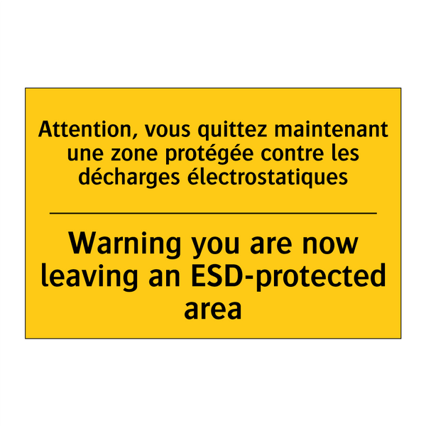 Attention, vous quittez maintenant  /.../ - Warning you are now leaving an  /.../