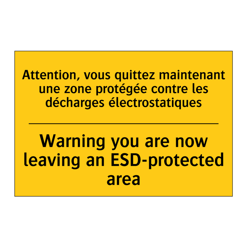Attention, vous quittez maintenant  /.../ - Warning you are now leaving an  /.../