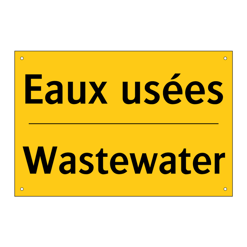 Eaux usées - Wastewater
