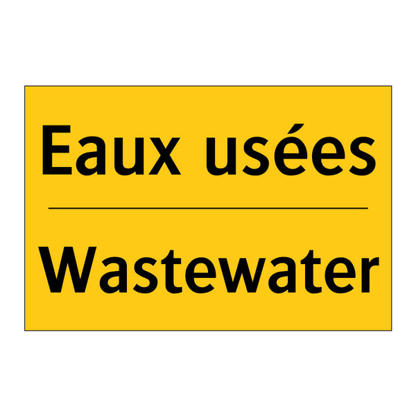 Eaux usées - Wastewater