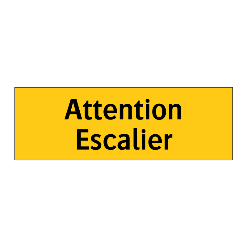 Attention Escalier