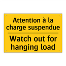 Attention à la charge suspendue /.../ - Watch out for hanging load