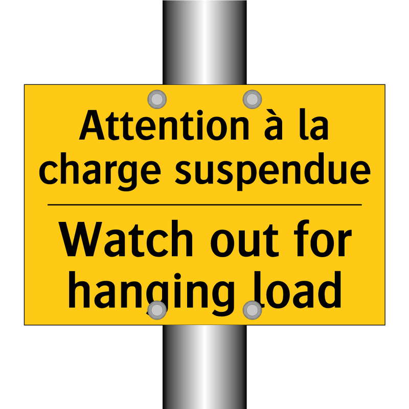 Attention à la charge suspendue /.../ - Watch out for hanging load
