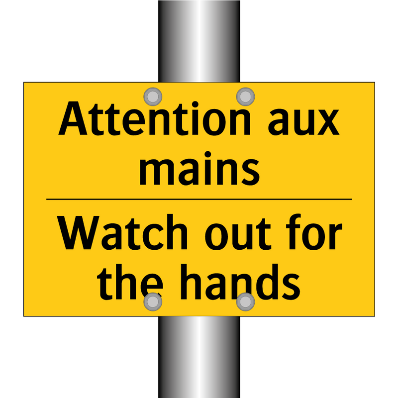 Attention aux mains - Watch out for the hands