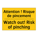 Attention ! Risque de pincement /.../ - Watch out! Risk of pinching
