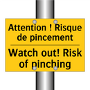 Attention ! Risque de pincement /.../ - Watch out! Risk of pinching
