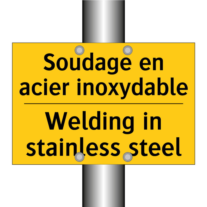 Soudage en acier inoxydable - Welding in stainless steel