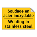 Soudage en acier inoxydable - Welding in stainless steel