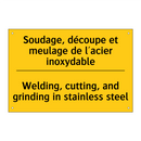 Soudage, découpe et meulage de  /.../ - Welding, cutting, and grinding  /.../