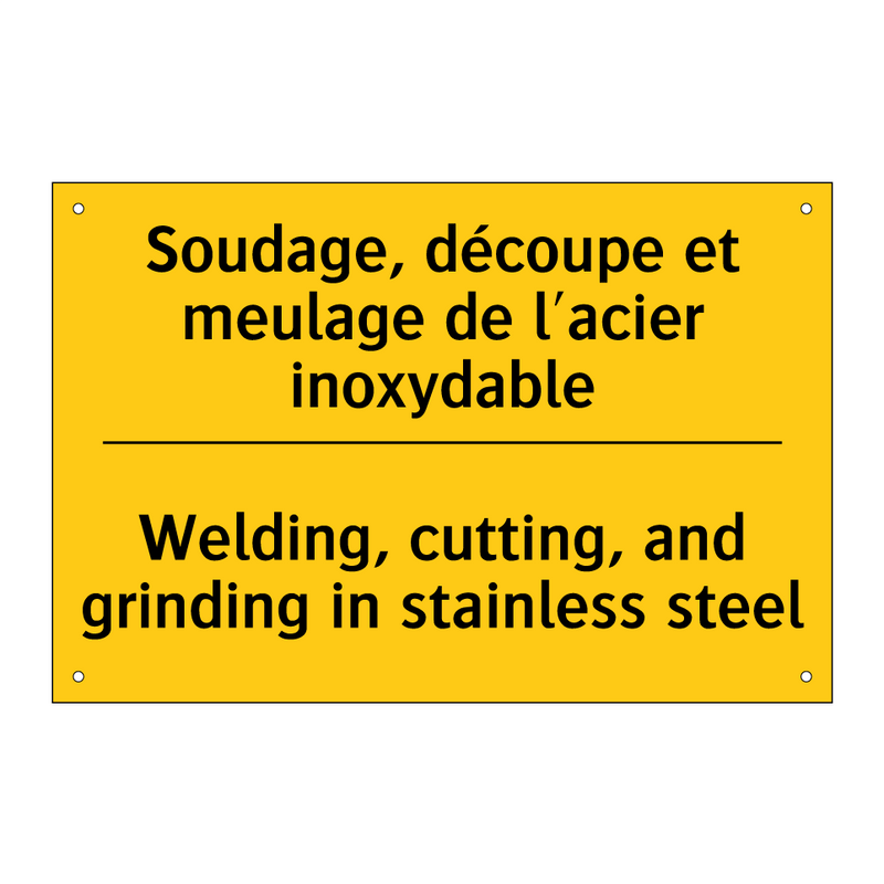 Soudage, découpe et meulage de  /.../ - Welding, cutting, and grinding  /.../