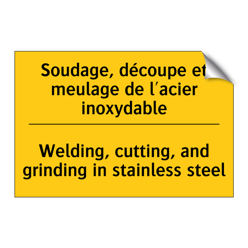 Soudage, découpe et meulage de  /.../ - Welding, cutting, and grinding  /.../