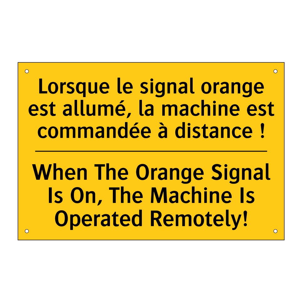 Lorsque le signal orange est allumé,  /.../ - When The Orange Signal Is On,  /.../