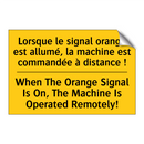 Lorsque le signal orange est allumé,  /.../ - When The Orange Signal Is On,  /.../