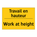 Travail en hauteur - Work at height