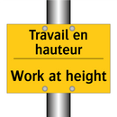 Travail en hauteur - Work at height