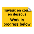 Travaux en cours en dessous - Work in progress below