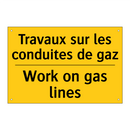 Travaux sur les conduites de gaz /.../ - Work on gas lines