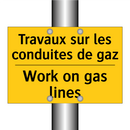 Travaux sur les conduites de gaz /.../ - Work on gas lines