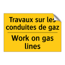 Travaux sur les conduites de gaz /.../ - Work on gas lines