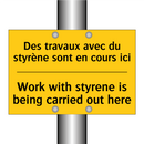 Des travaux avec du styrène sont  /.../ - Work with styrene is being carried  /.../