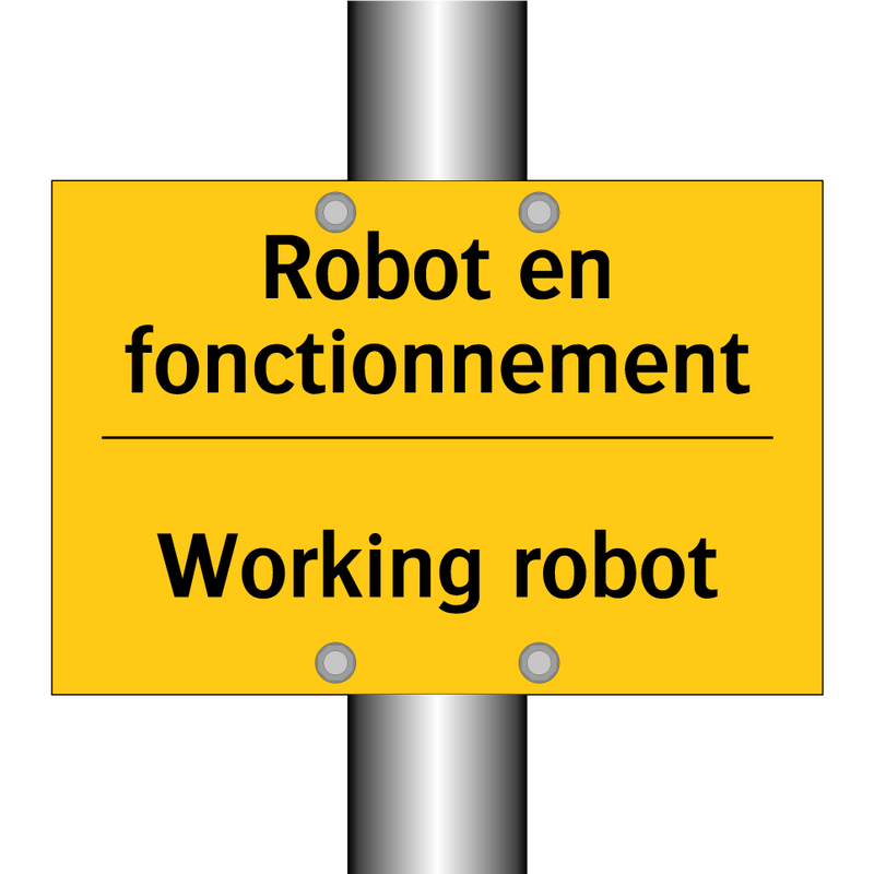 Robot en fonctionnement - Working robot