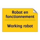 Robot en fonctionnement - Working robot