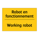 Robot en fonctionnement - Working robot
