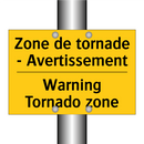 Zone de tornade - Avertissement /.../ - Warning Tornado zone