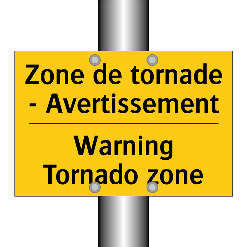 Zone de tornade - Avertissement /.../ - Warning Tornado zone
