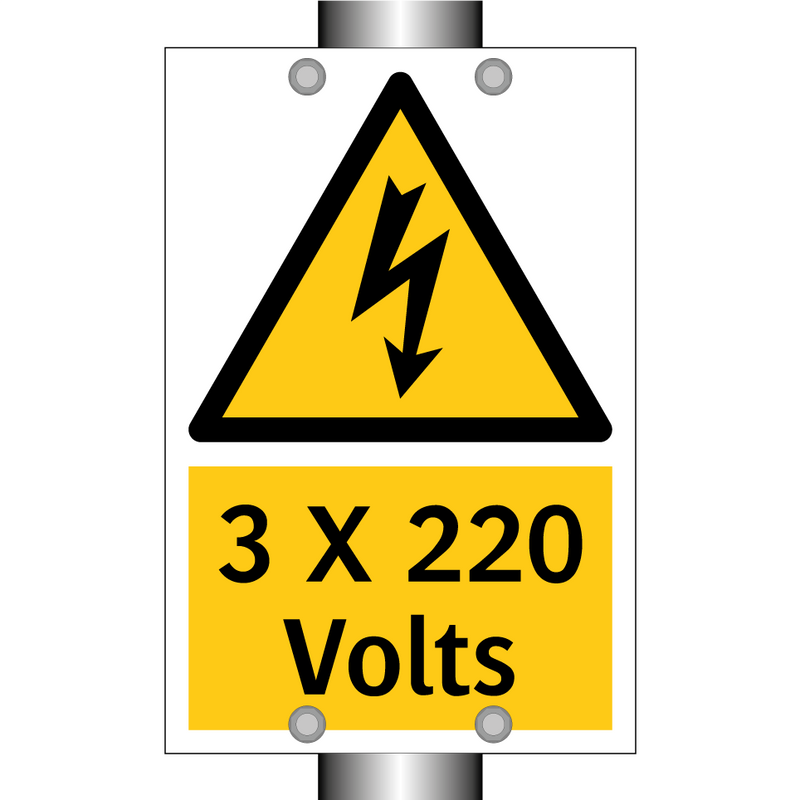 3 X 220 Volts