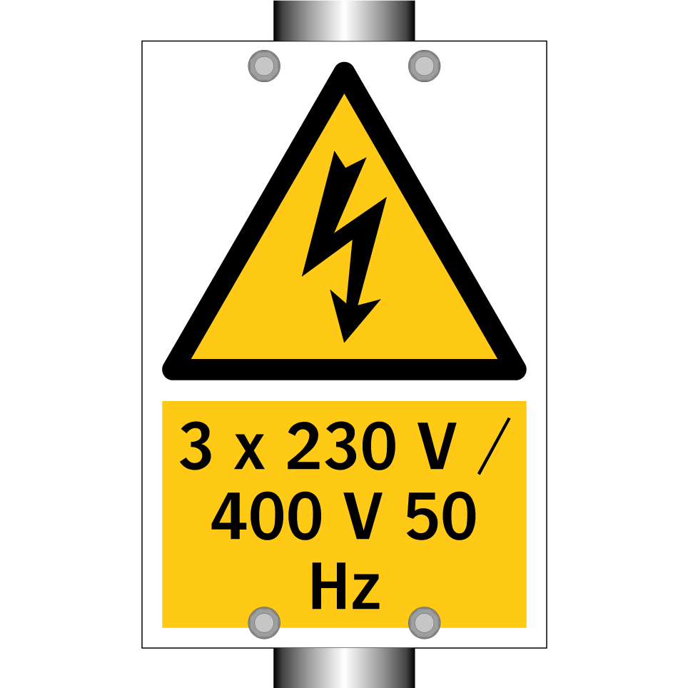 3 x 230 V / 400 V 50 Hz