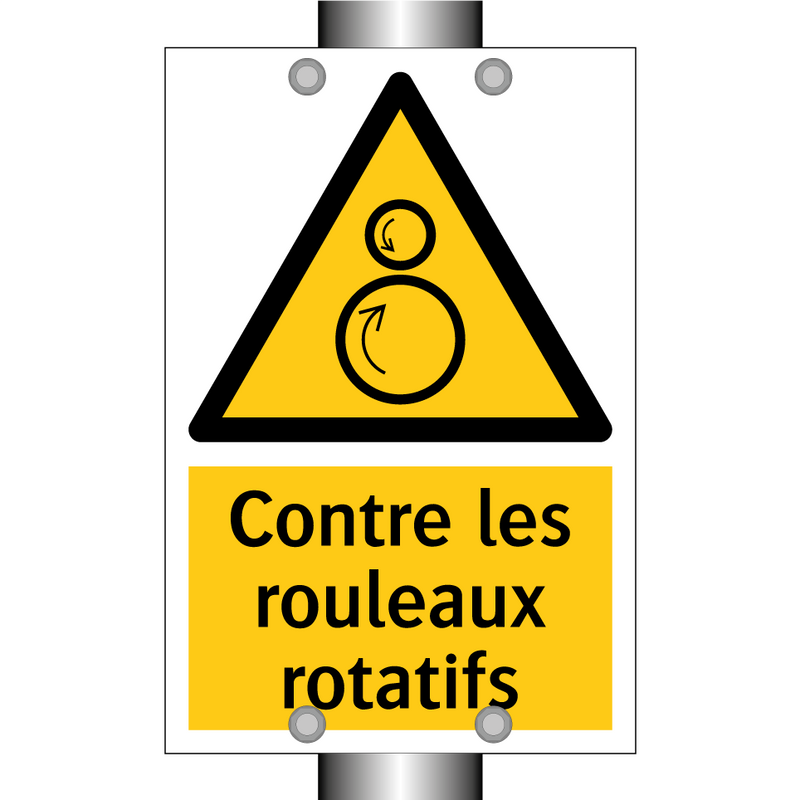 Contre les rouleaux rotatifs