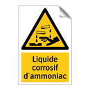 Liquide corrosif d'ammoniac