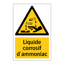 Liquide corrosif d'ammoniac