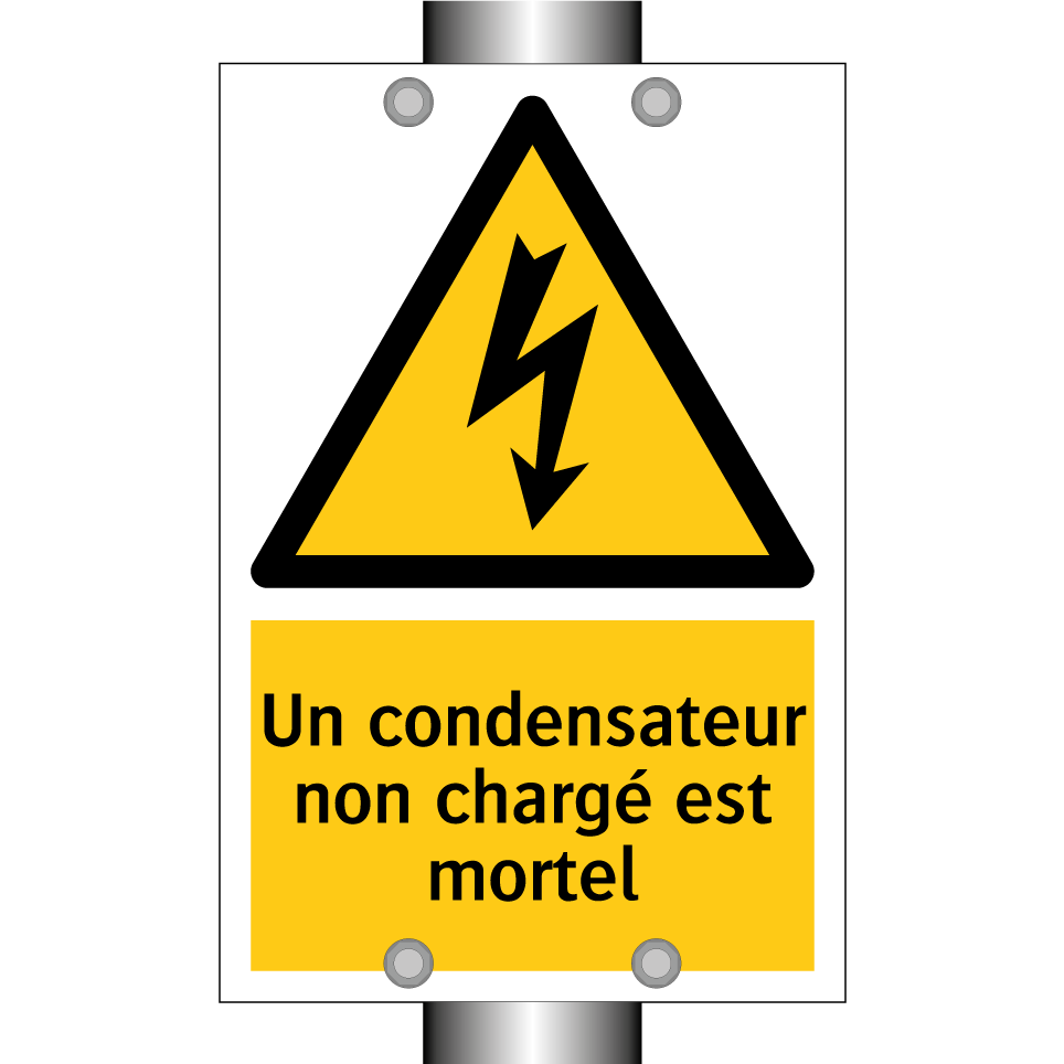 Un condensateur non chargé est mortel