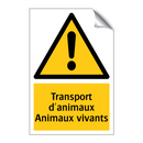 Transport d'animaux Animaux vivants