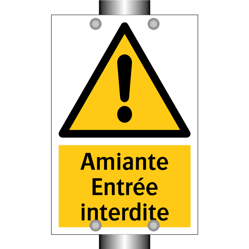Amiante Entrée interdite
