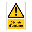 Déchets d'amiante