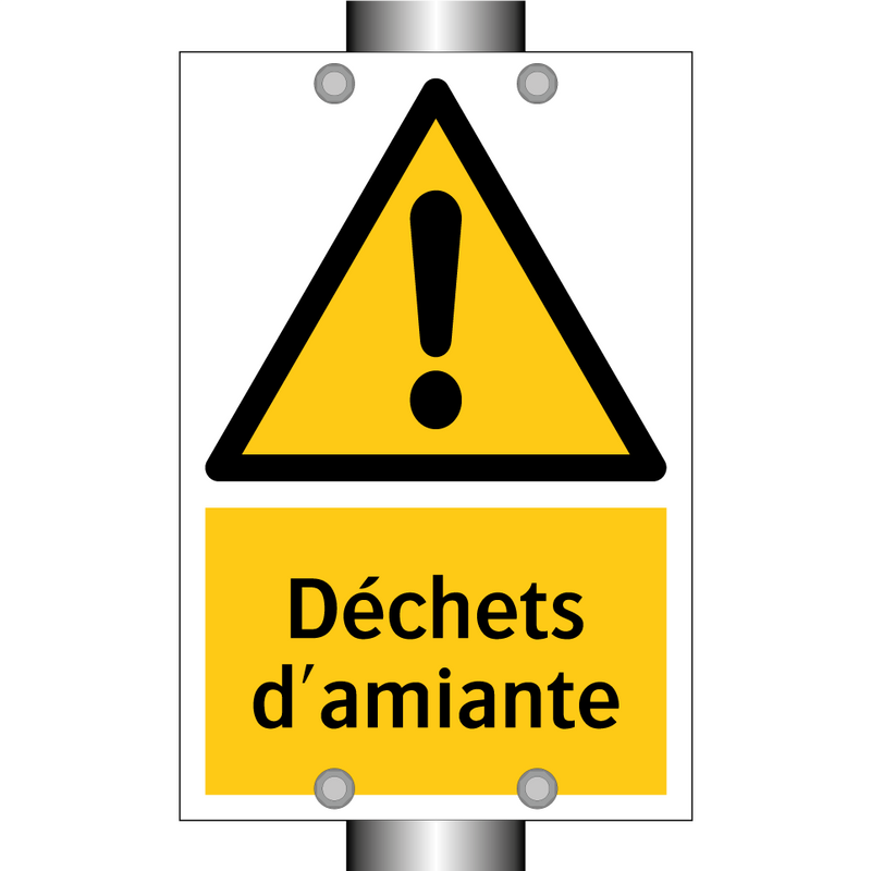Déchets d'amiante