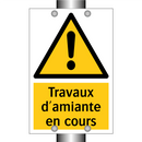 Travaux d'amiante en cours