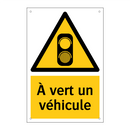 À vert un véhicule