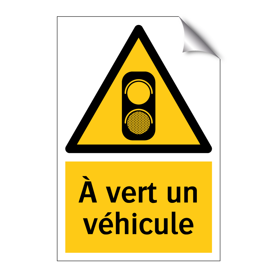 À vert un véhicule