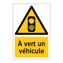 À vert un véhicule